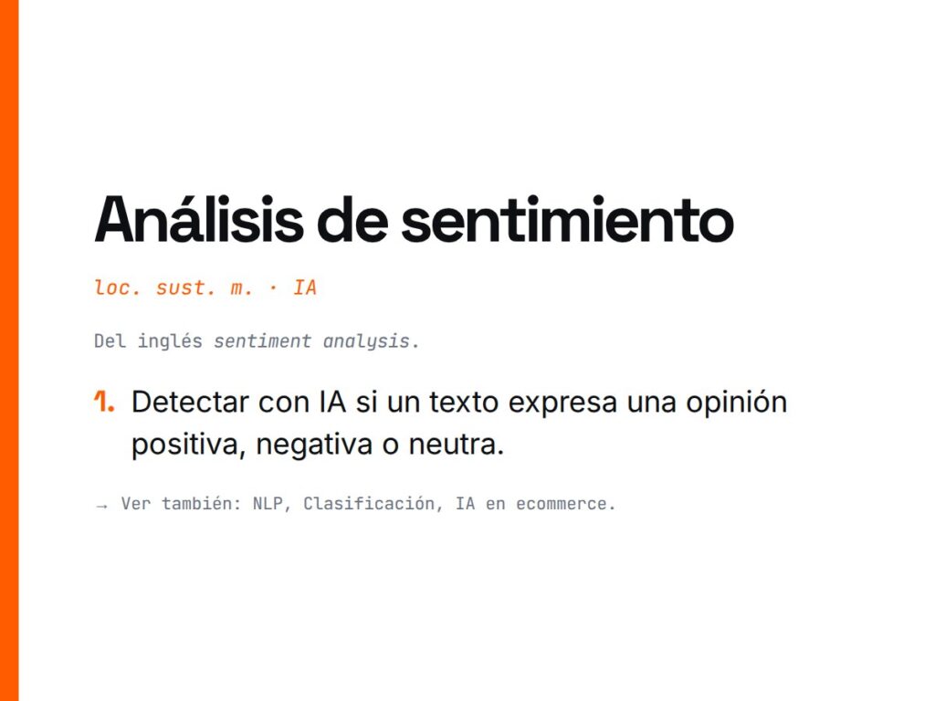 ¿Qué es Análisis de sentimiento?
