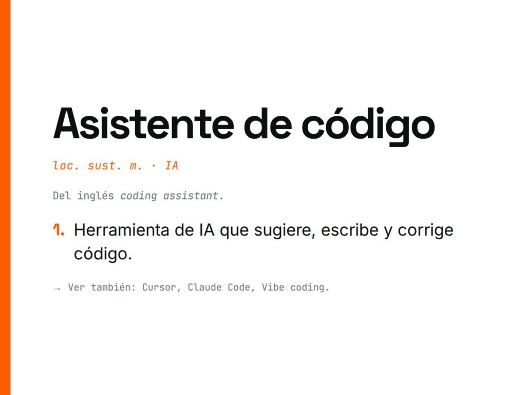 ¿Qué es Asistente de código?