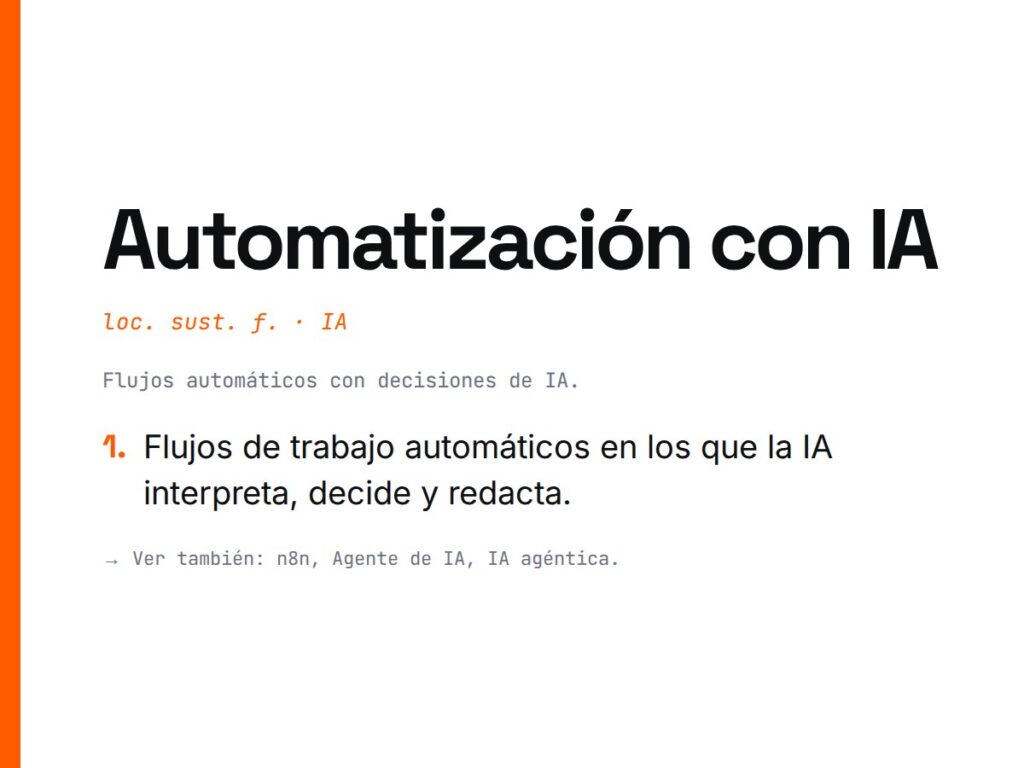 ¿Qué es Automatización con IA?