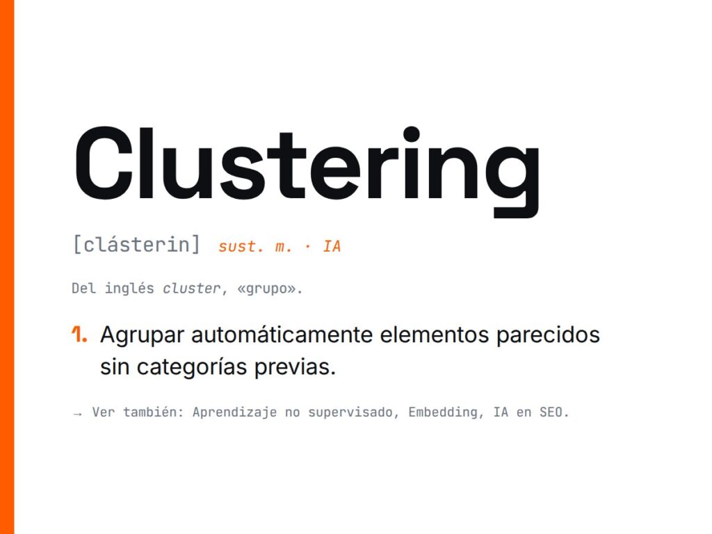 ¿Qué es Clustering?