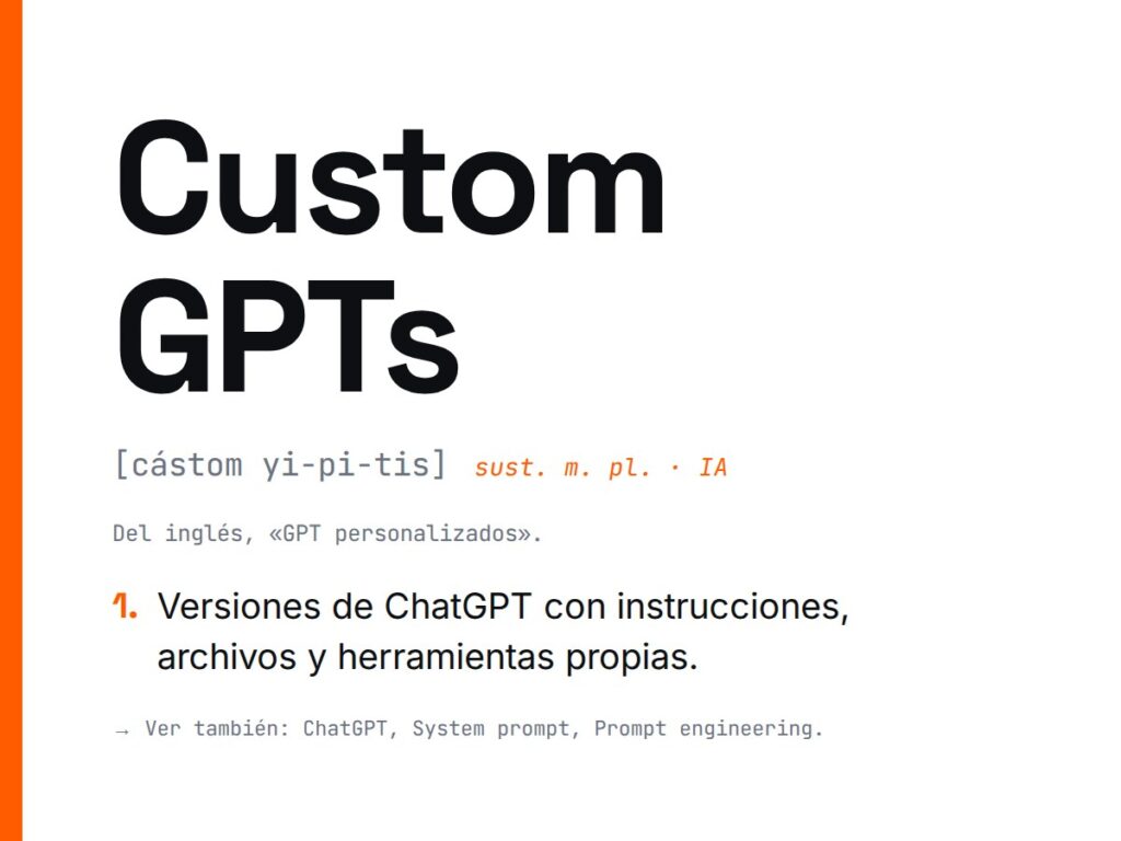 ¿Qué es Custom GPTs?