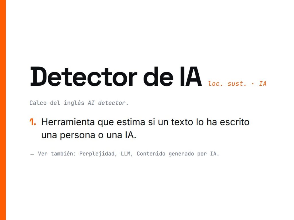 ¿Qué es Detector de IA?