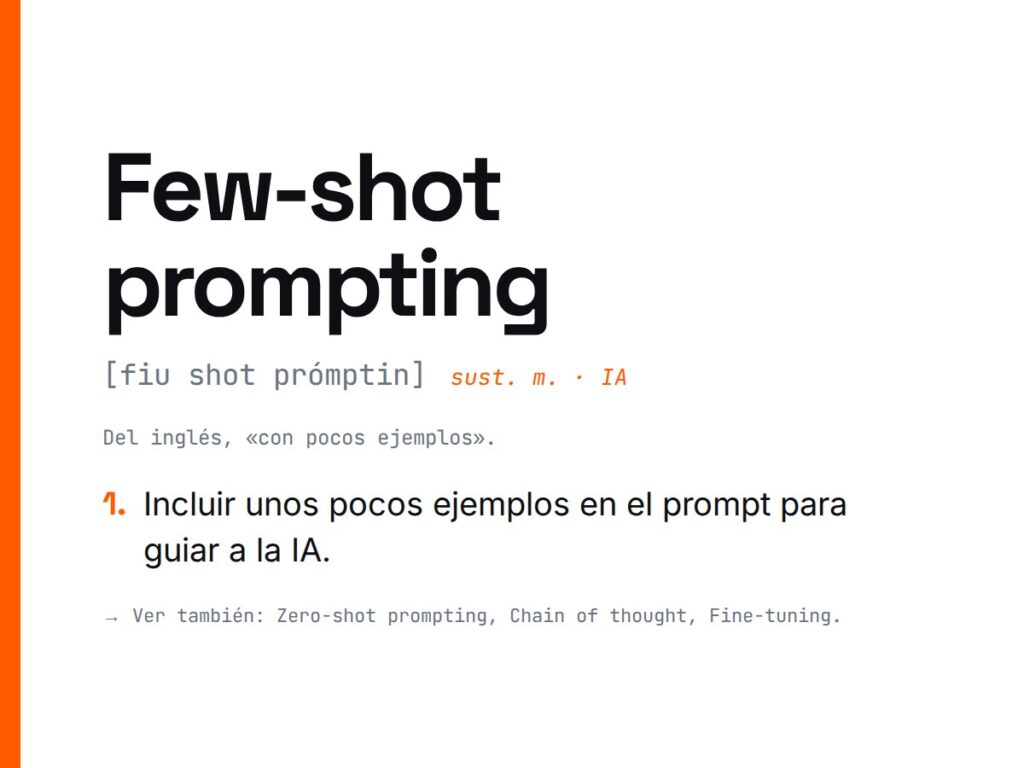 ¿Qué es Few-shot prompting?