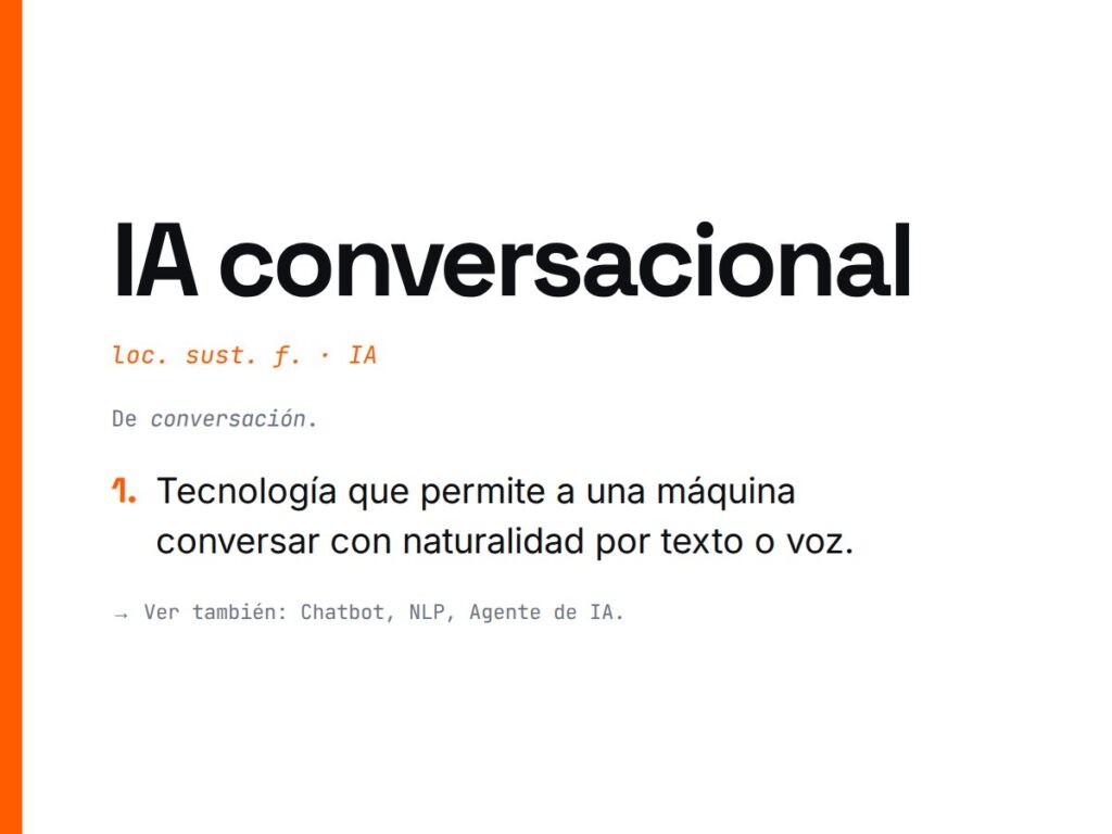 ¿Qué es IA conversacional?