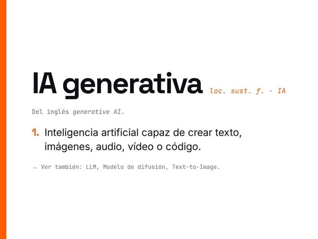 ¿Qué es IA generativa?