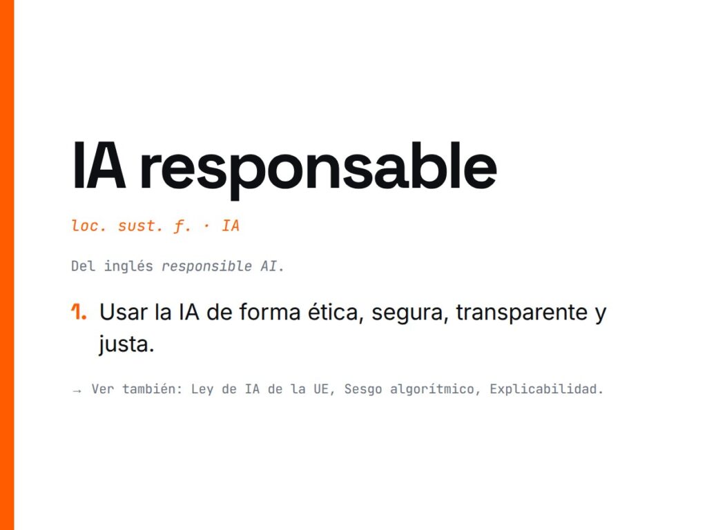 ¿Qué es IA responsable?