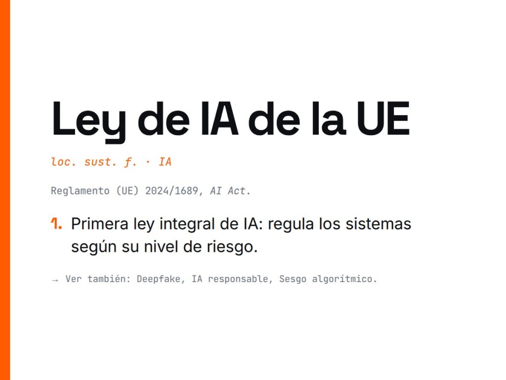 ¿Qué es Ley de IA de la UE?