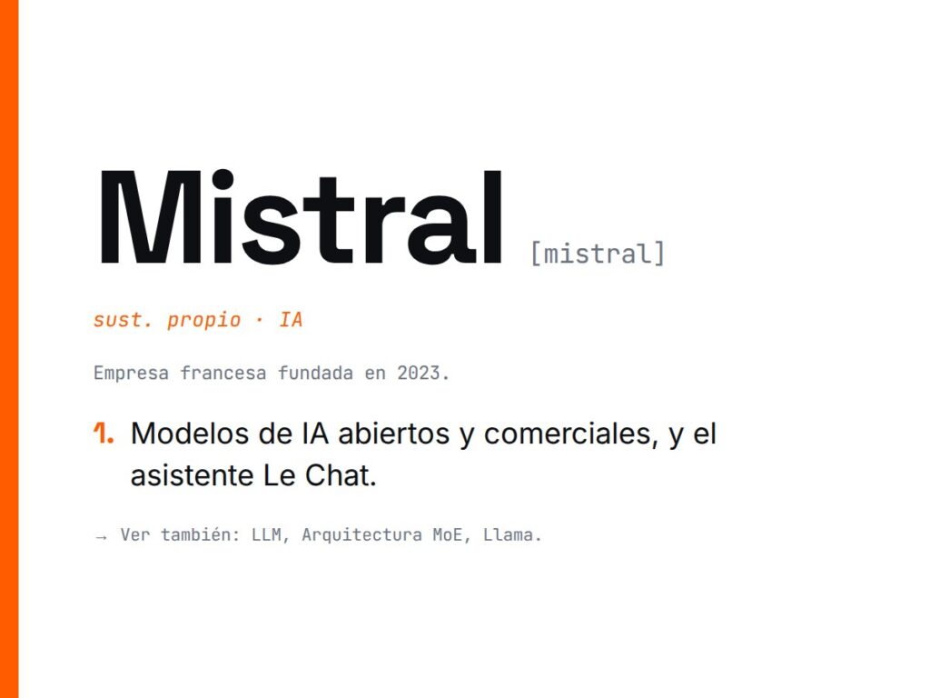 ¿Qué es Mistral?