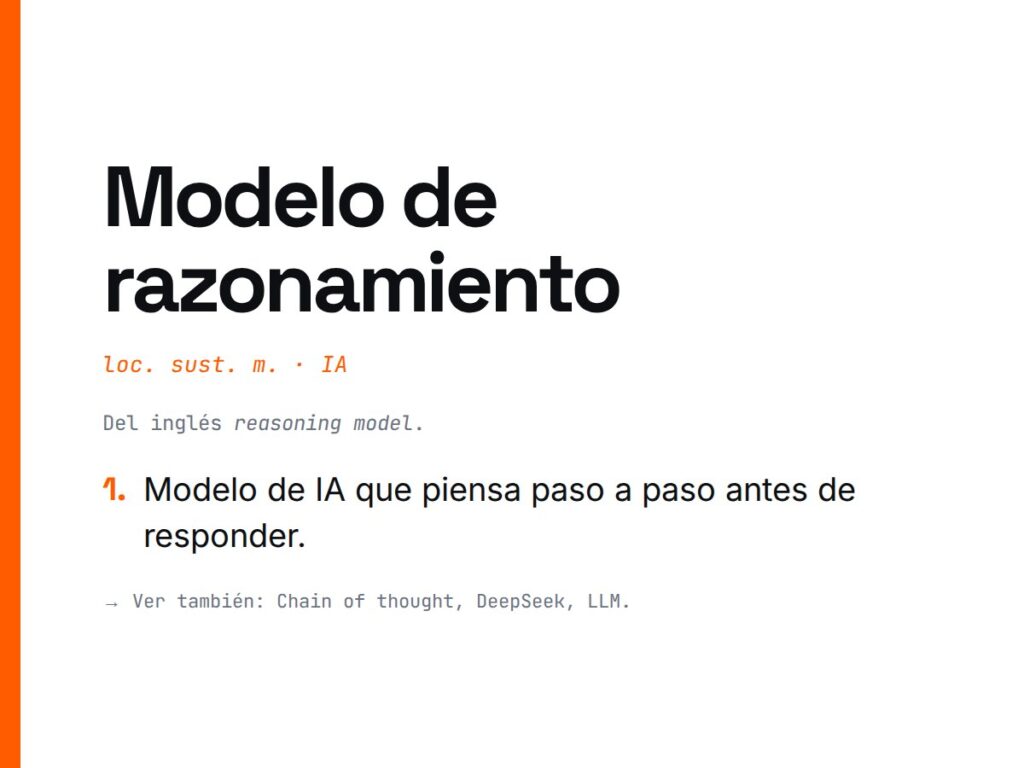 ¿Qué es Modelo de razonamiento?
