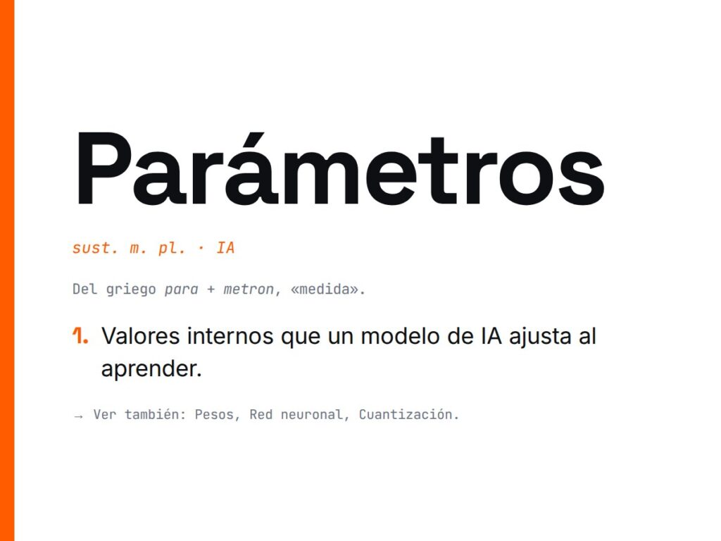 ¿Qué es Parámetros?