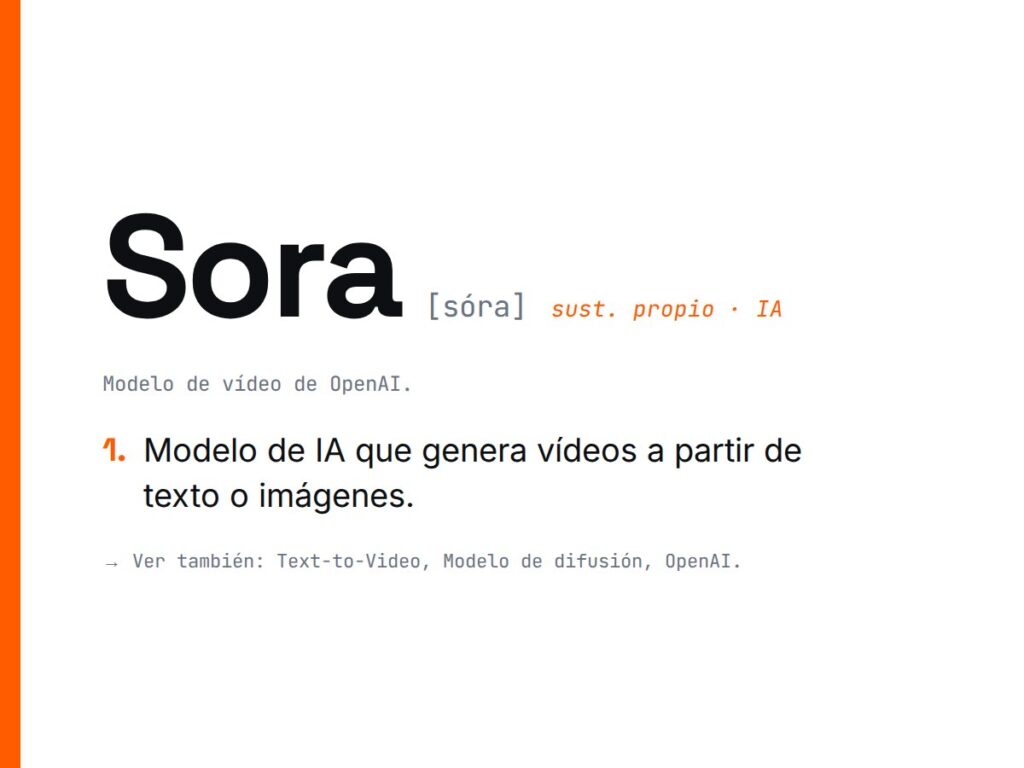 ¿Qué es Sora?