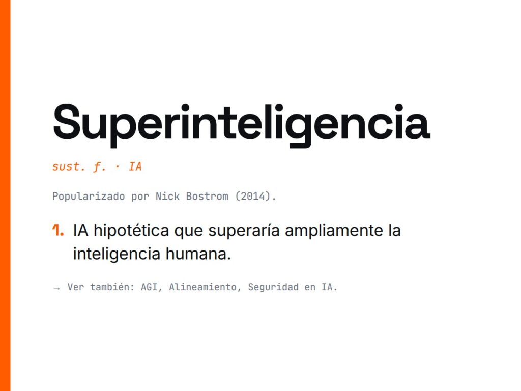 ¿Qué es Superinteligencia?