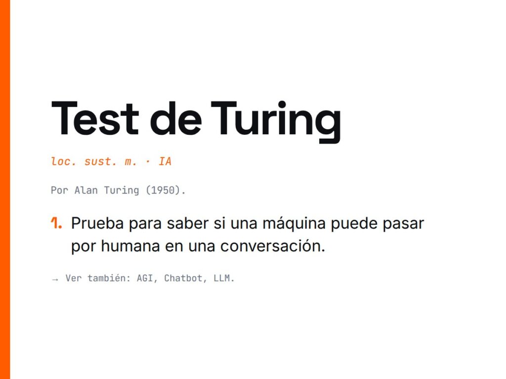¿Qué es Test de Turing?