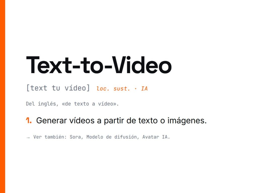 ¿Qué es Text-to-Video?