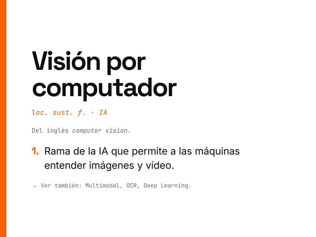 ¿Qué es Visión por computador?